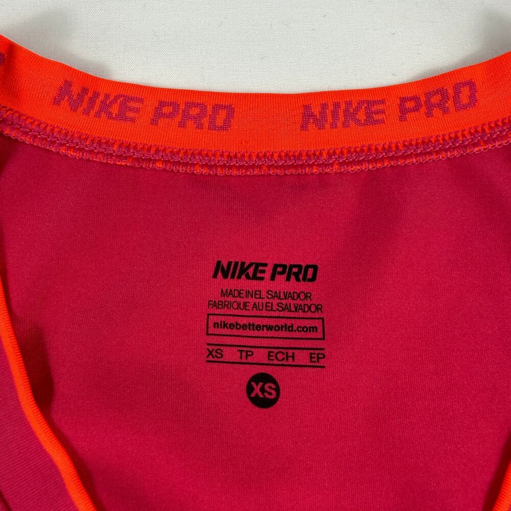Nike Pro Pink women Dri-Fit Running tank top Size Small - Picture 3 of 8